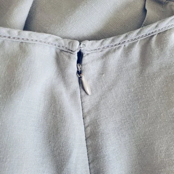 St. John's Bay 100% Linen Skirt Cottagecore Beachy Boho Tiered Peasant Size L - Picture 3 of 14